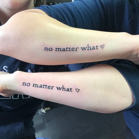 no matter when tattoo